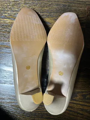 East 5th Women’s 7 Wide Champagne Slip-On Dress Pumps Square Toe Block Heel thumbnail 7