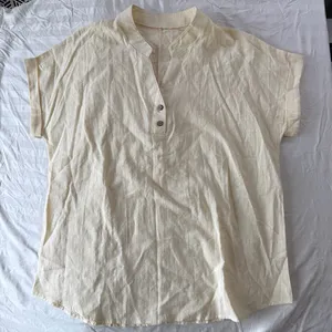 NEW Women's NEW Light Yellow Gauze Tunic Style Size XL #260303 thumbnail 1