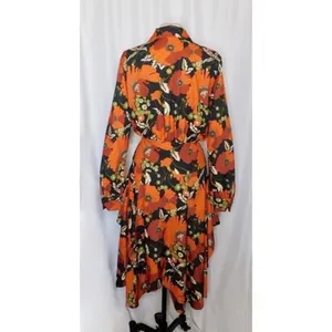 Revolve DODO BAR OR Natasha Dress Genia Floral‎ Retro Print Size 46 US Size 10 thumbnail 9