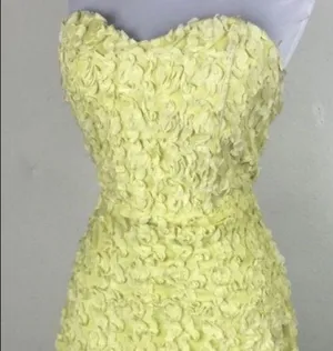 Francesca’s Jun & Ivy adorable yellow flower dress thumbnail 1
