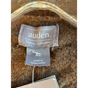 Auden Luxury Collection Brown Ribbed Button Front Cardigan XL NWT thumbnail 5