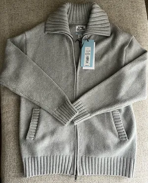 Zip Up Sweater Gray thumbnail 1
