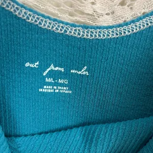 Urban Outfitters Out From Under Lana lace-trim cami in dark teal size M/L thumbnail 2