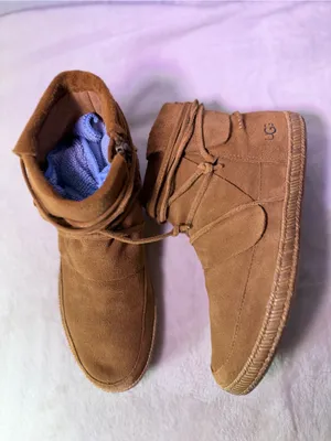 UGG Men's Chestnut/Tan Suede Ankle Boots thumbnail 8