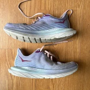 Hoka One One Running Shoes. Size 7.5. Light Blue/Magenta thumbnail 2