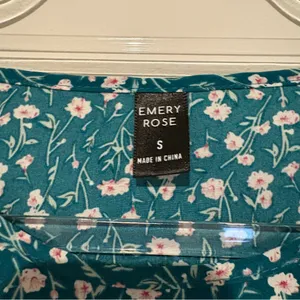 Emory Rose Floral Dress‎ green white size small thumbnail 5