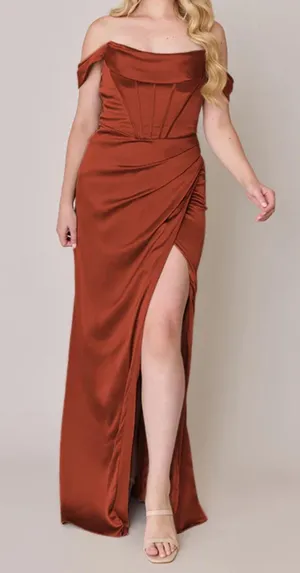 Revelry Paris Satin Dress thumbnail 1