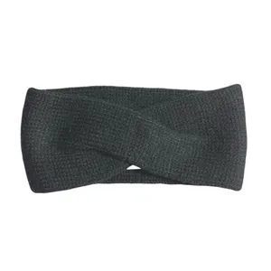 Aritzia Sunday Best Womens Black Waffle Knit Gym Athletic Activewear Headband OS thumbnail 4