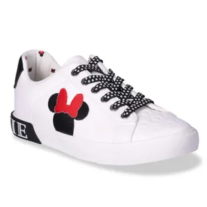 Minnie Mouse Womens 10 Shoes Sneakers Black White Red Disney Mickey NWT NEW thumbnail 4