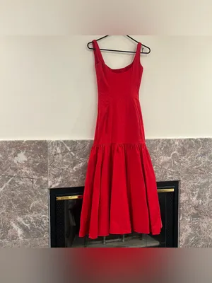 House of CB Amore Dress in Red thumbnail 3