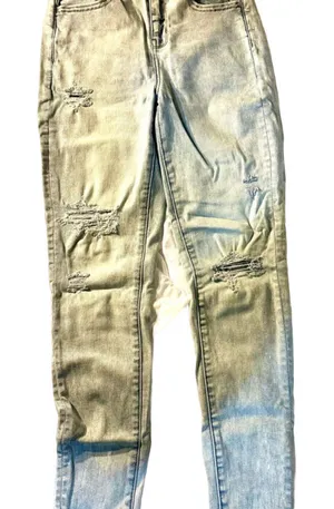 Light-Wash American Eagle Jeans Size 4 Regular Inseam 27 inches straight thumbnail 1