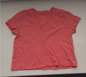 coral target v neck top thumbnail 1