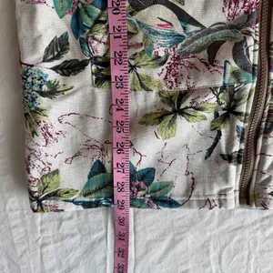 Women's Floral Print Zip Up Hoodie Size Large #260234 thumbnail 3