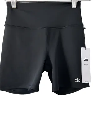 NWT Alo Airlift 5” Black Energy Shorts NWT Size M thumbnail 4