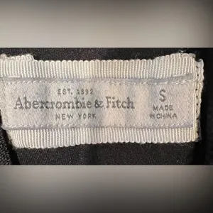 Abercrombie & Fitch Black dress Mesh Sides And Zipper Back Size Small thumbnail 7