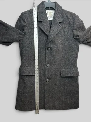 London Fog Women's Charcoal Herringbone Single-Breasted Trench Coat thumbnail 7
