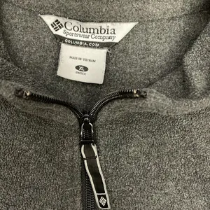 Gray 1/2 Zip Pullover Long Sleeve Lightweight Unisex Sweatshirt Size XL thumbnail 8