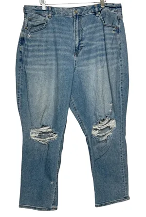 American Eagle Curvy Mom Jean Stretch Denim Plus Size 18 Short thumbnail 1