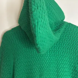 Charter club ladies Green Hooded Cardigan knit button up Sweater‎ size large thumbnail 10