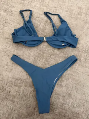 New Blue Bikini Set Size M thumbnail 2