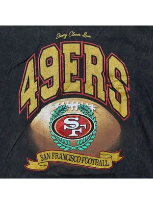 Stoney Clover Lane San Francisco 49ers Glitter Rocker Tee 2X thumbnail 2