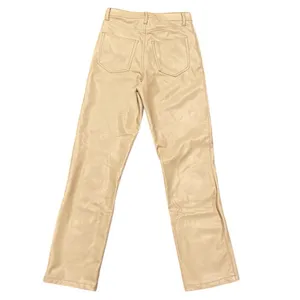 Abercrombie and Fitch Vegan Leather 90s Straight Ultra High Rise thumbnail 8
