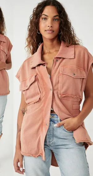 Free People Coza Utility Vest thumbnail 1