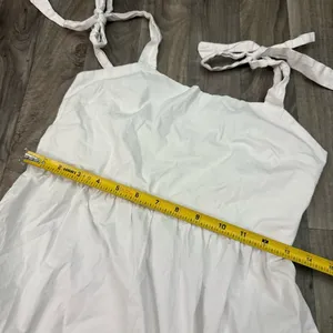 Revolve Clarisbelle white bow detail coquette cottagecore mini sun dress thumbnail 5