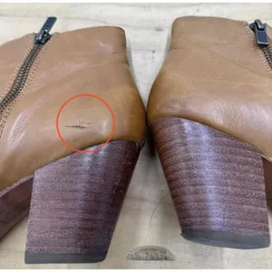 Frye Jennifer Leather Ankle Booties Brown Zipper Heeled Womens Size 7‎ READ thumbnail 12