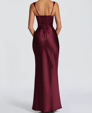 Babyboo Calanthe Maxi Dress - Cherry Lacquer thumbnail 2