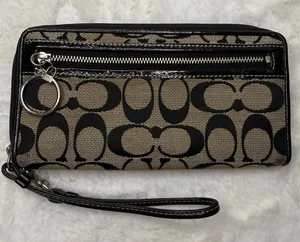 Coach Black Wristlet Wallet thumbnail 1
