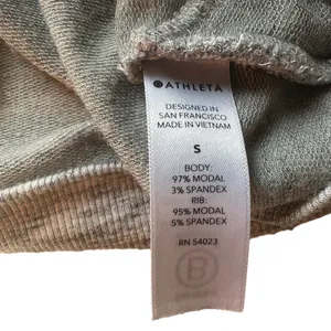 Athleta Mindset Sweatshirt Sweater Top Marl Grey Heather‎ Sz S thumbnail 8