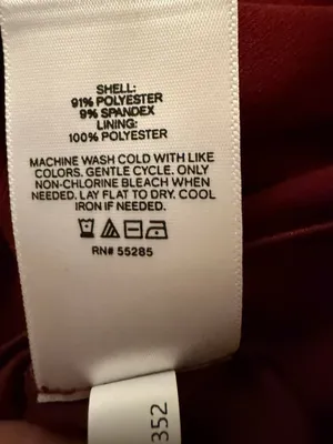 Express‎ Women's Burgundy Puff Sleeve Wrap-Front Dress Size XS thumbnail 6