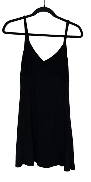 Lovers and Friends Mini Dress Womens M Black Excellent Spaghetti Strap V-Neck thumbnail 1