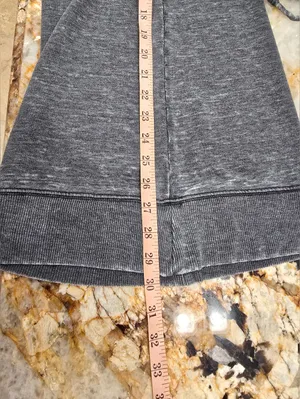 Free People Cozy Cool Girl Lounge Pants in a washed black grey finish XL thumbnail 7