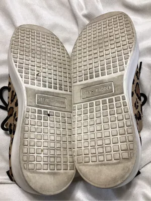 Steve Madden Leopard Knit Lace-Up Sneakers - Brown & Black thumbnail 5
