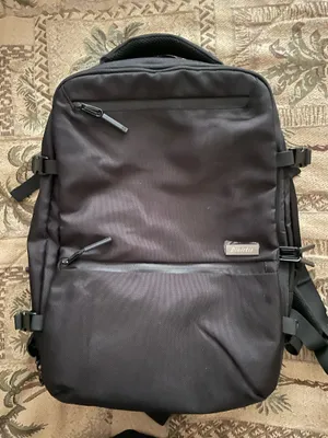 Large travel carry on backpack with suction section Black thumbnail 1