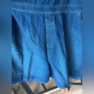 Vintage Disney winnie the pooh overalls embroidered plus denim friends shorts thumbnail 9