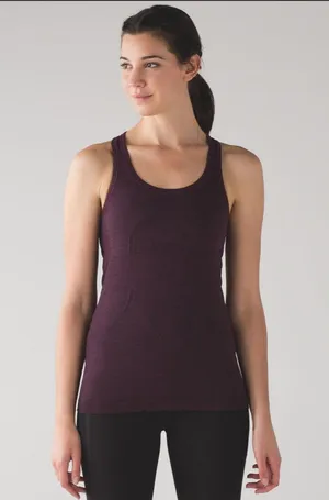 Lululemon Swiftly Tech Dark Purple Plum Racer Tank Top thumbnail 2
