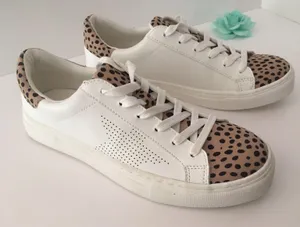 Cheetah Print Sneakers, Size 8 1/2 thumbnail 1