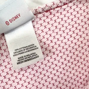 Disney Medium Nightgown Sleep Mickey Minnie Mouse Pink Heart Embroidered 761 thumbnail 10