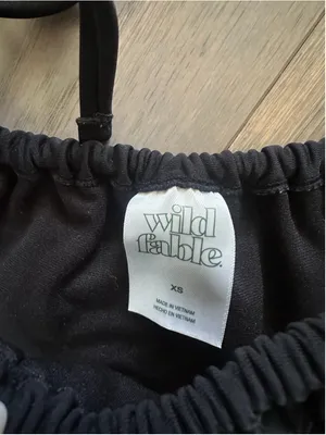 Women's Wild Fable Black Bikini Bottom Size XS thumbnail 2