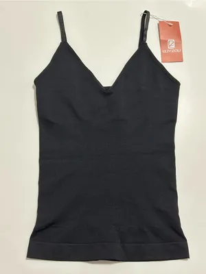 Euyzou Seamless Camisole Top — Size M — Black — NWT thumbnail 1
