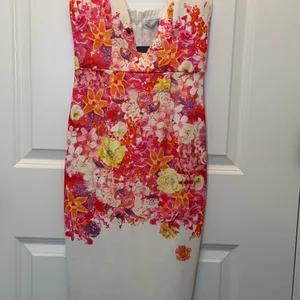 Hello Molly Floral Low Cut Sheath Dress thumbnail 4