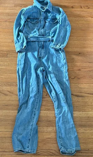 Denim Forum Jumpsuit Blue Size XS thumbnail 1