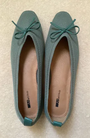 Matiko Knit Bow Ballet Flats thumbnail 1