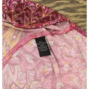 NWT Prelude Womens Knit Bell-Sleeve Top Pink Peacock M thumbnail 9