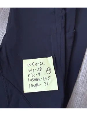 Lululemon Leggings Compression Pants Workout Black Size 4 thumbnail 8
