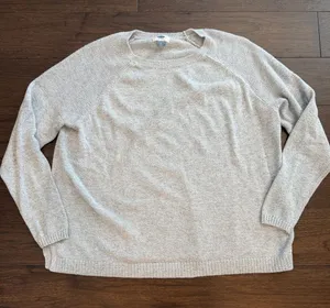 Old Navy Women’s Crewneck Sweater in Light Gray Size Large - C58-023 thumbnail 1