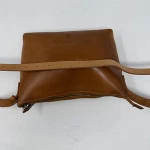 Able Olivia Crossbody Bag Tan Brown Women Small Handbag Cognac Leather thumbnail 10